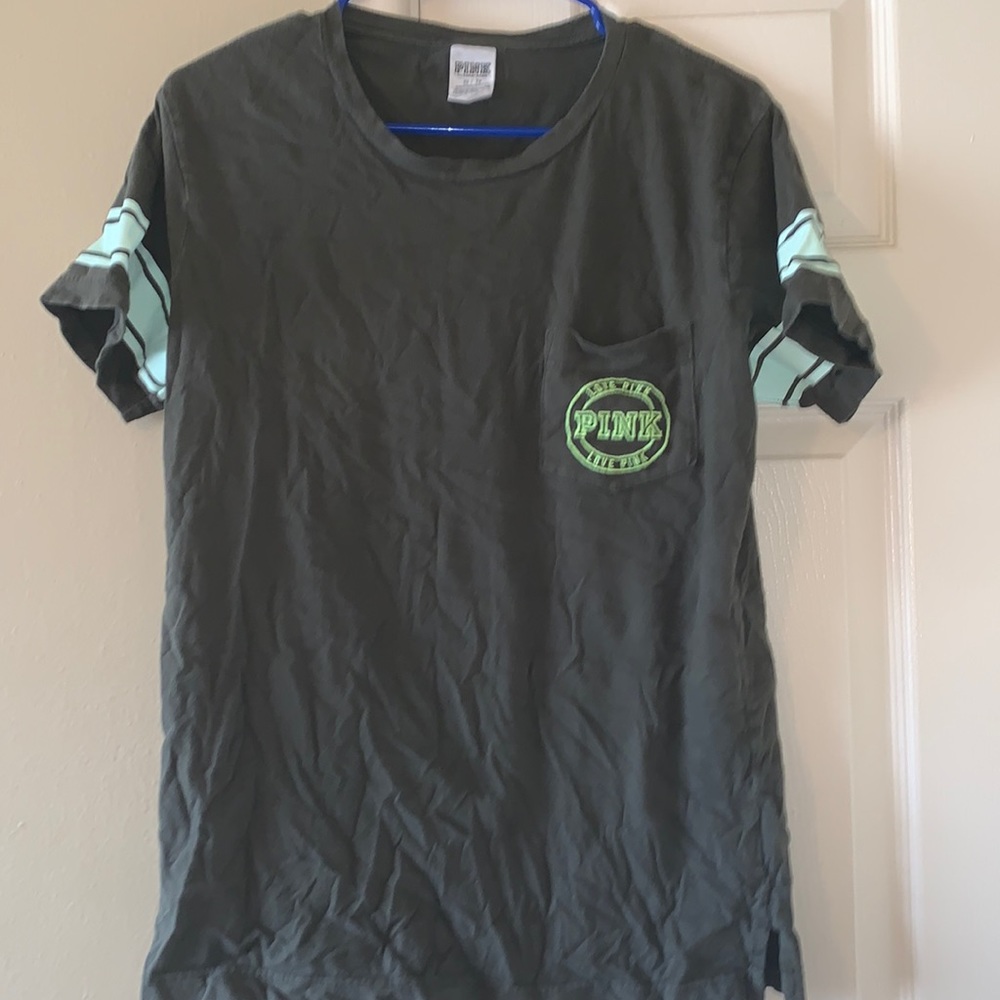 Green Victoria secret “PINK” shirt